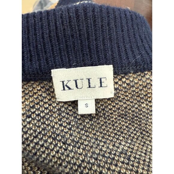 KULE The Twiggy Argyle Wool-Blend Cardigan - Picture 8 of 11